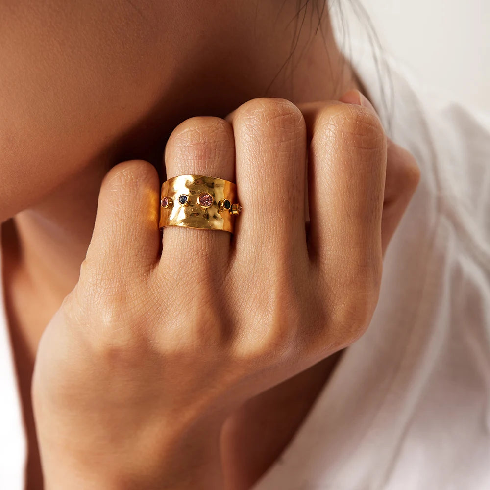 Capri Gemstone Statement Ring