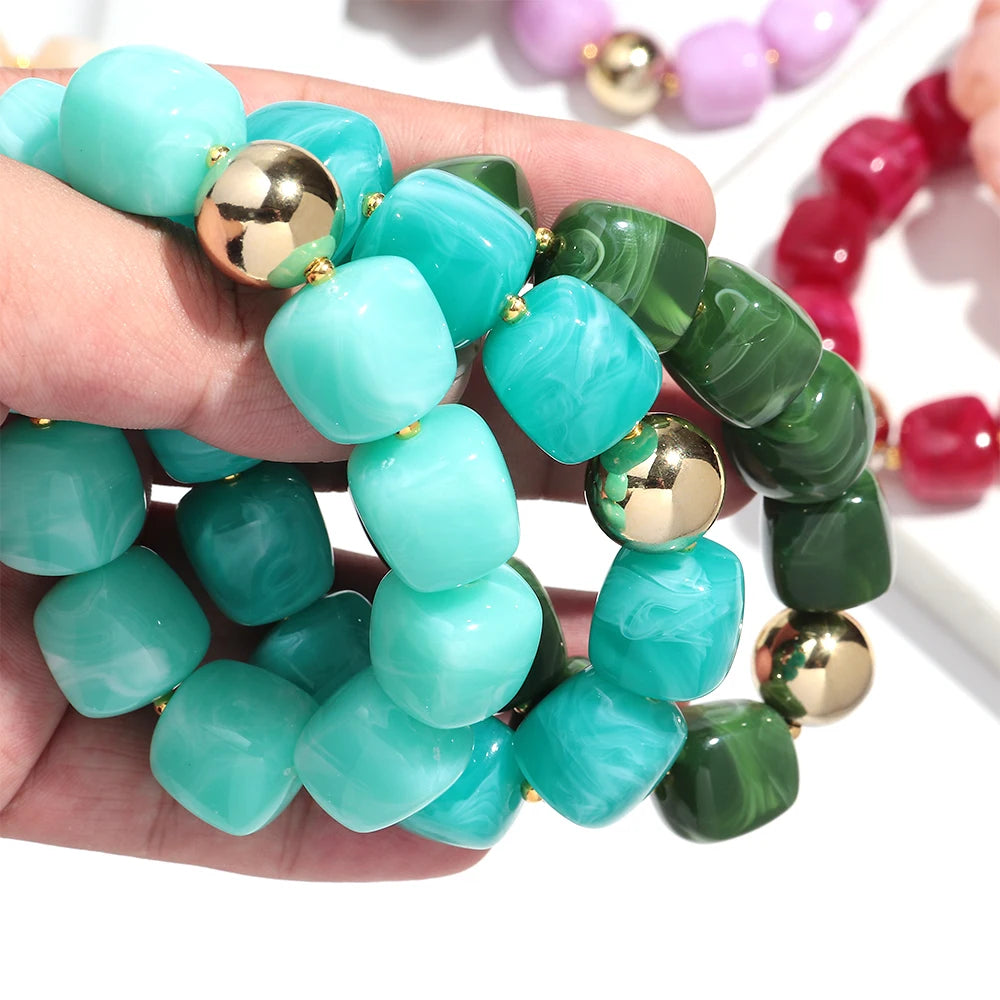 Azure Bead Bracelet