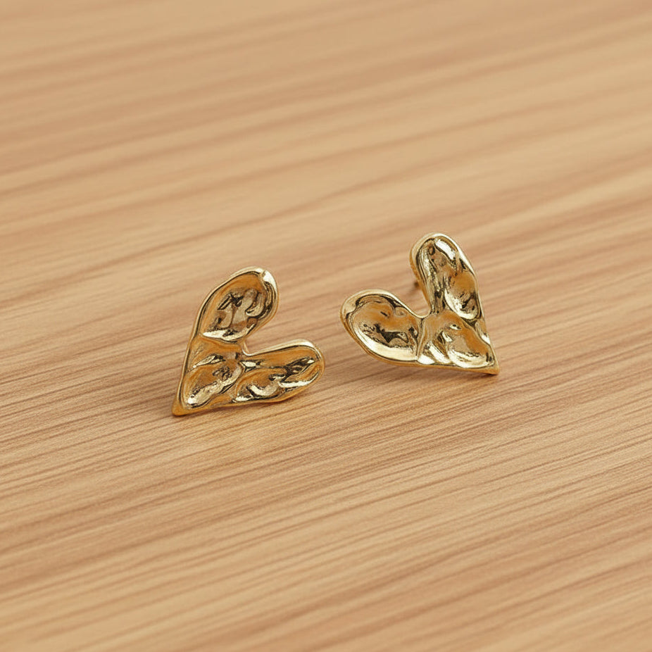Verona Heart Studs