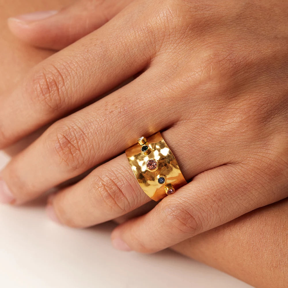 Capri Gemstone Statement Ring