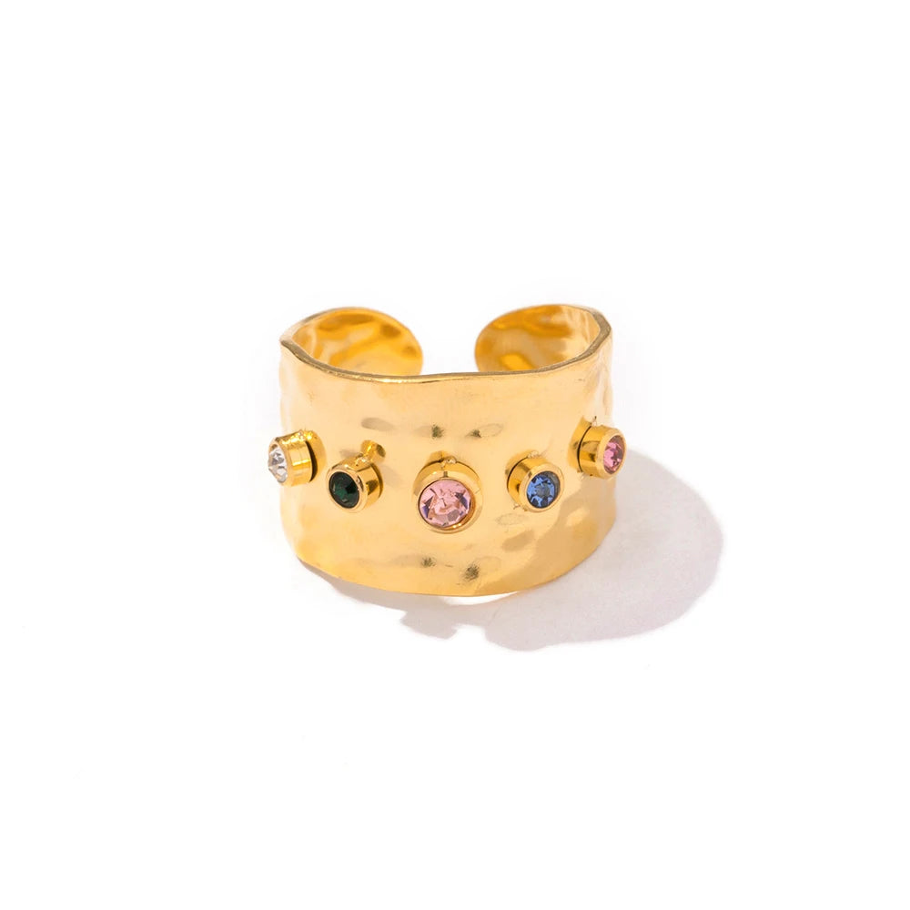 Capri Gemstone Statement Ring